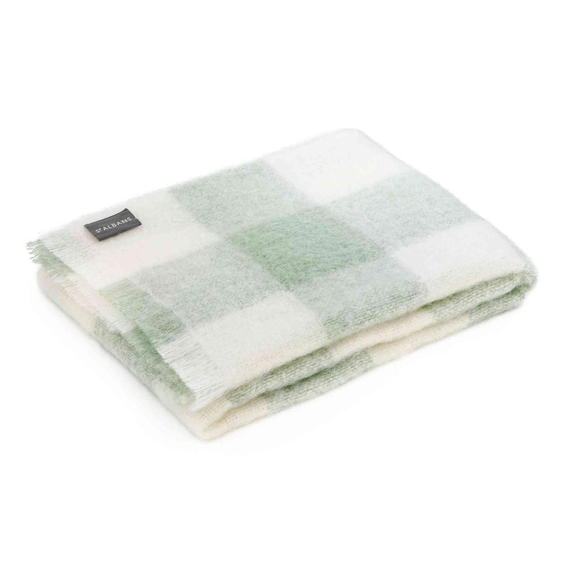 Mohair Eden Check Knee Rug by St Albans