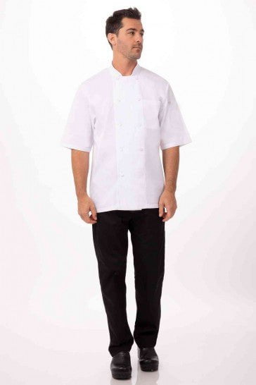 Montreal Cool Vent Men's White L Chef Jacket by Chef Works