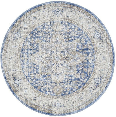 Mayfair Hugo Ocean Round by Rug Culture-200X200CM - ROUND