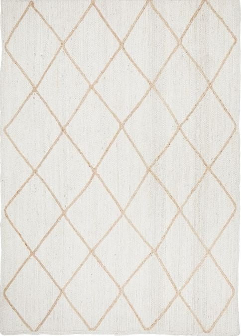 Noosa 222 White by Rug Culture-220X150CM - RECTANGLE