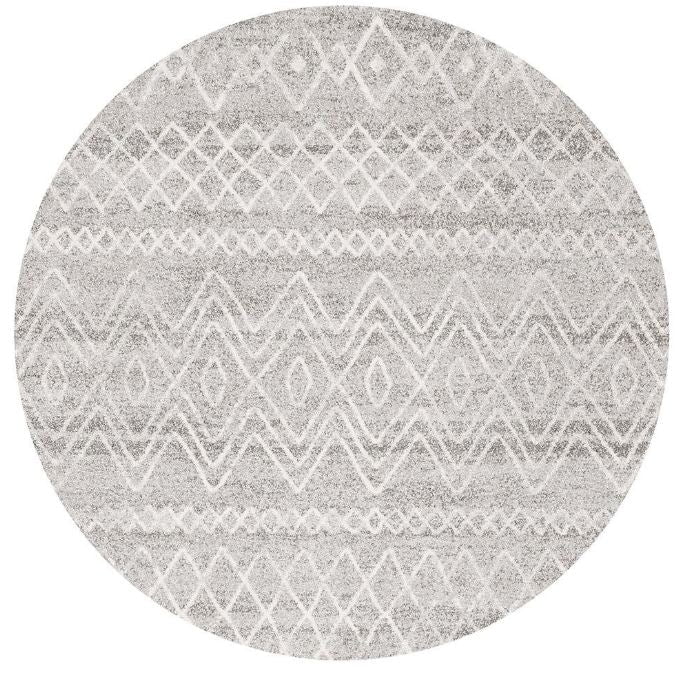 Oasis 453 Grey Round by Rug Culture-240X240CM - ROUND