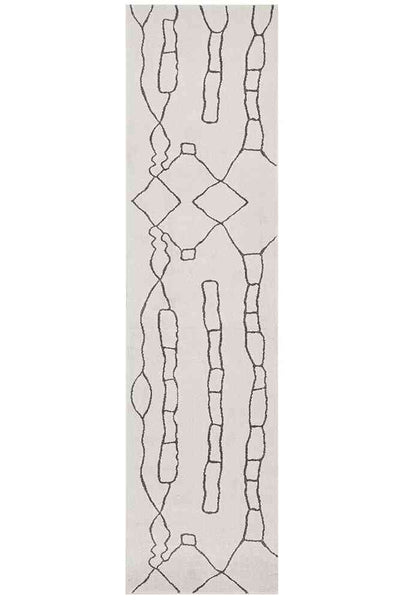 Paradise Runner Amy Grey by Rug Culture - 300X80CM - RUNNER