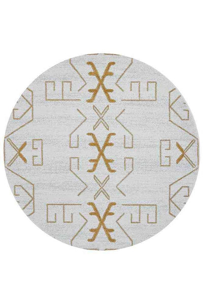 Paradise Round Cala Gold by Rug Culture - 150X150CM - ROUND