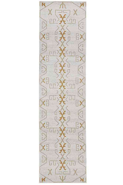 Paradise Runner Cala Gold by Rug Culture - 400X80CM - RUNNER