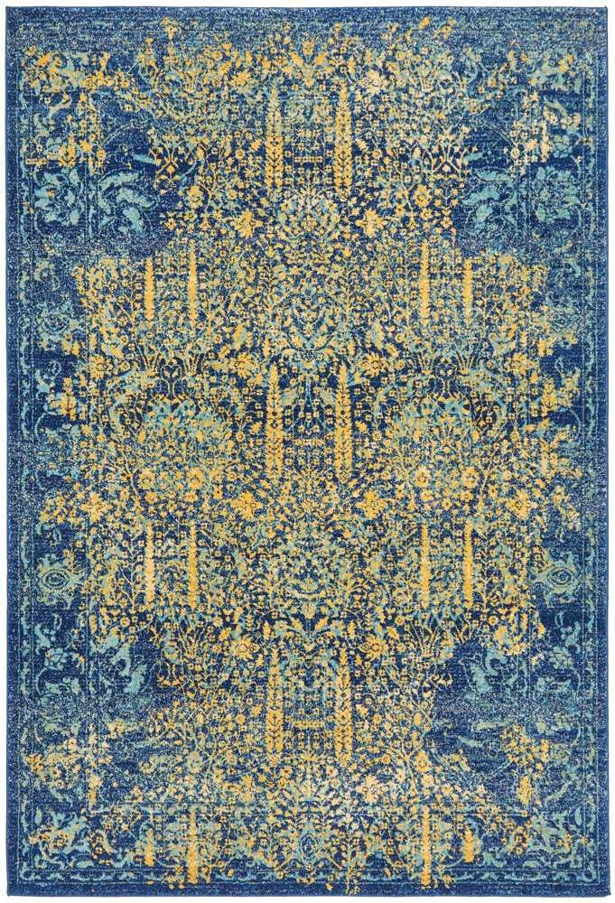 Radiance 411 Royal Blue by Rug Culture - 160 x 230 cm - RECTANGLE