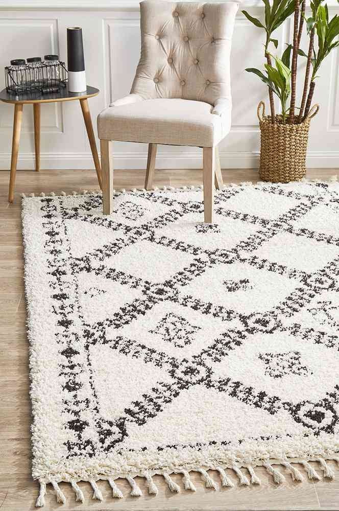 Saffron 33 White by Rug Culture - 170X120CM - RECTANGLE