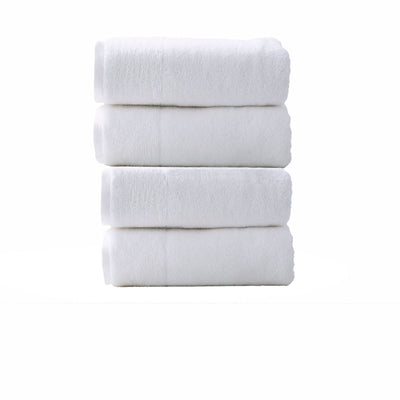 Aireys 650 GSM Zero Twist 4 Piece Snow Bath Towel by Renee Taylor