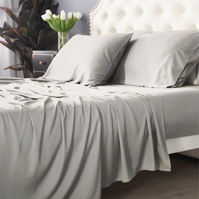 Bamboo Cotton 500 TC Dove Sheet Set by Park Avenue Long Single