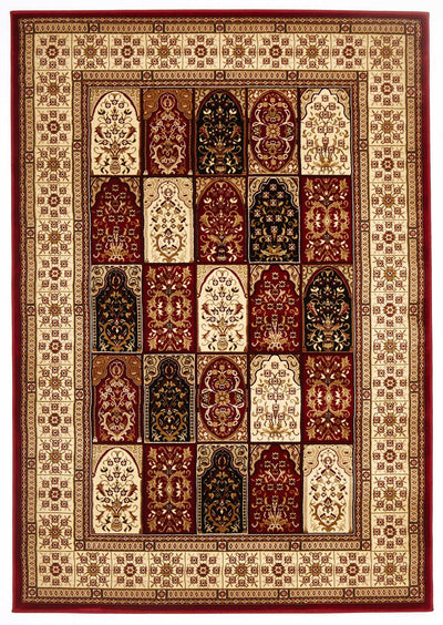 Sydney 4 Red Ivory Rug by Rug Culture - 290X200CM - RECTANGLE