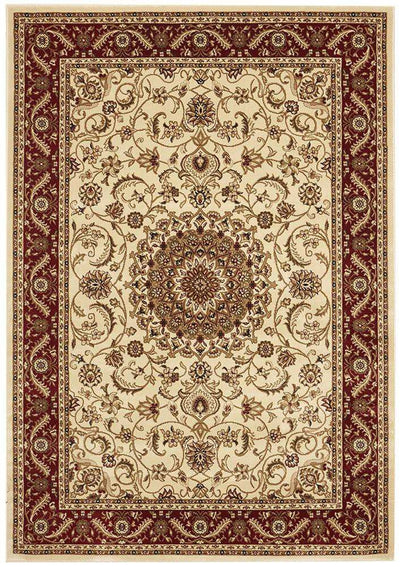 Sydney 9 Ivory Red by Rug Culture - 290X200CM - RECTANGLE