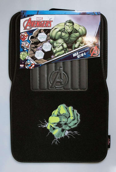 MARVEL AVENGERS 4-Piece Car Mat - HULK