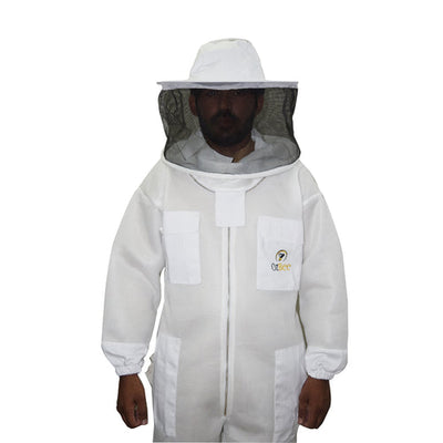 Beekeeping Bee Suit 2 Layer Mesh Round Head Style Ultra Cool & Light Weight - 4XL