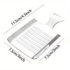 Compact Stainless Steel Grater, Mirror-Polished Grinder for Garlic, Ginger, Nutmeg, Wasabi and Chocolate