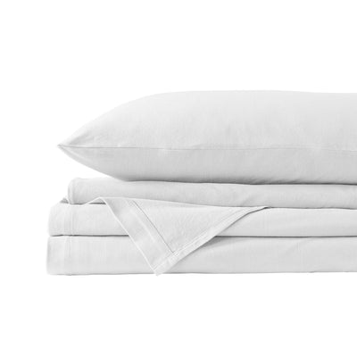 Royal Comfort 100% Jersey Cotton Quilt Cover Set Ultra Soft Bedding Luxurious - King - White