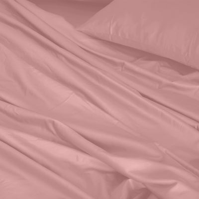 Royal Comfort 1000TC Hotel Grade Bamboo Cotton Sheets Pillowcases Set Ultrasoft - King - Blush