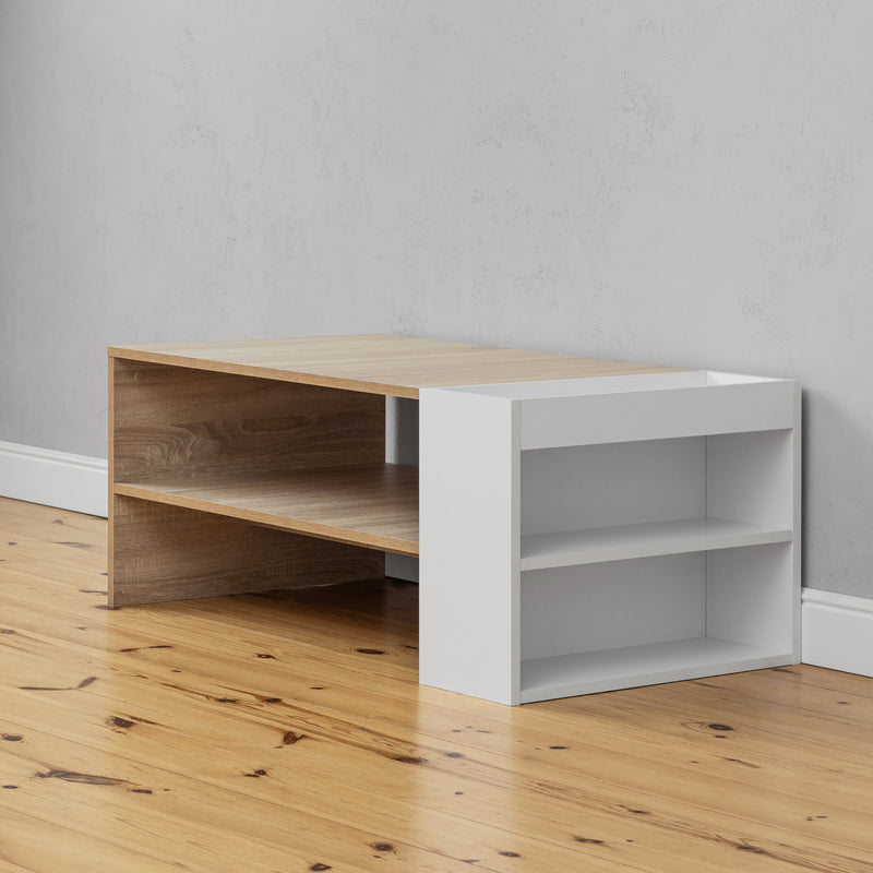 VIENNA COFFEE TABLE - OAK/GHITE