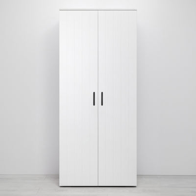 STOCKHOLM STORAGE CUPBOARD VJ PANEL - WHITE - SCANDI BLACK