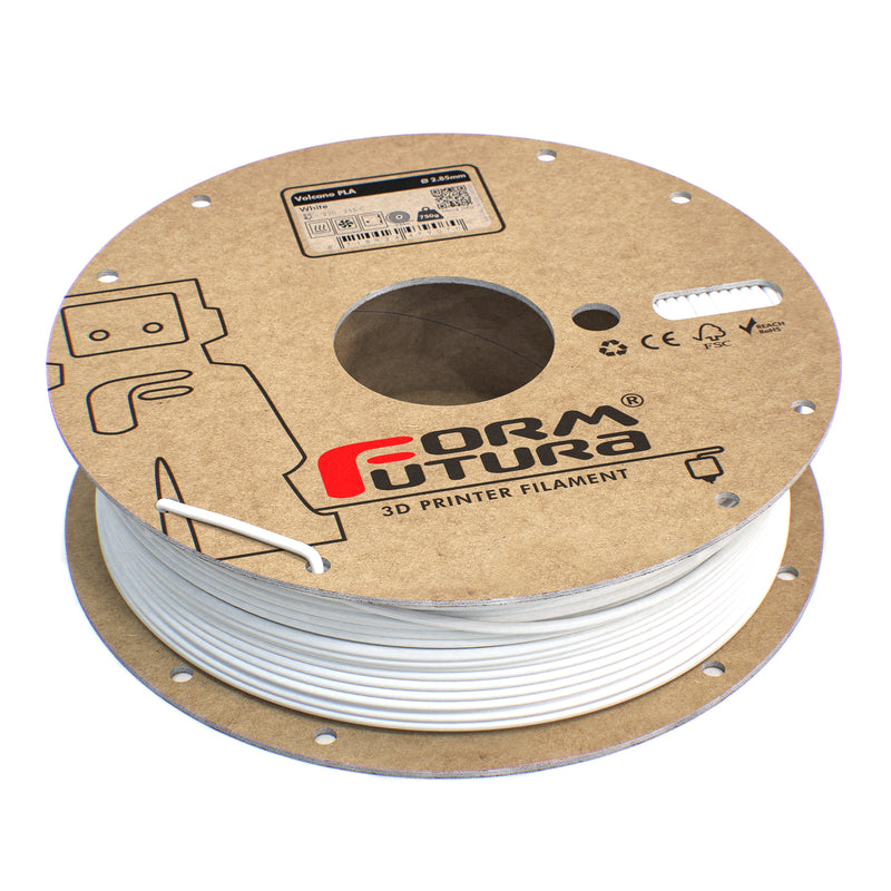 PLA 3D Filament Volcano PLA 2.85mm 4500 gram White