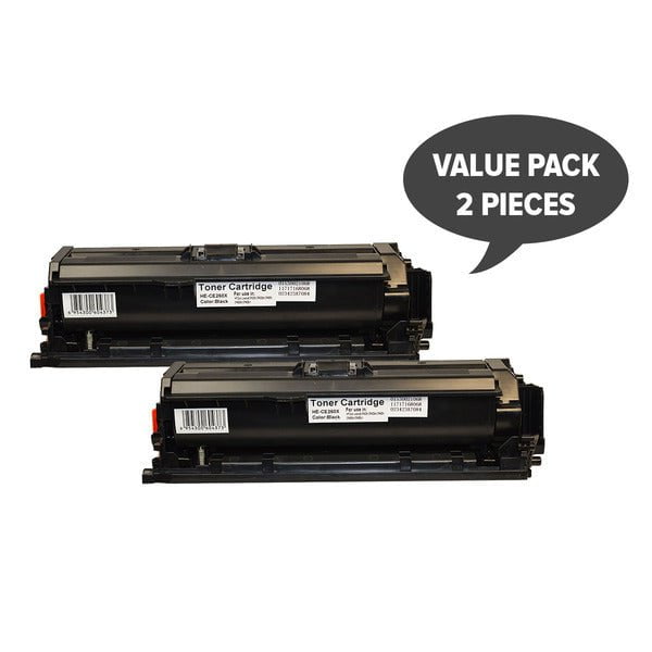 HP Compatible 2 x CE260X 649X Premium Generic Black Toner