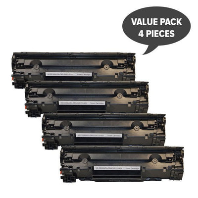 HP Compatible CE285A 85A Cart325 Black Generic Toner x 4