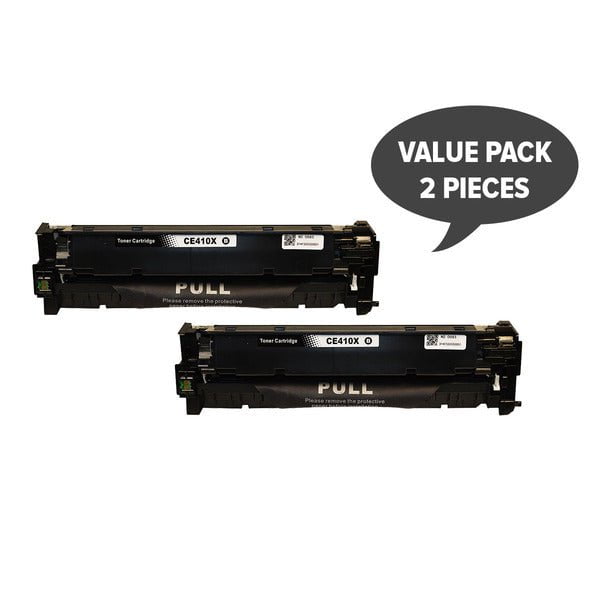 HP Compatible 2 x CE410X 305X Premium Generic Black Toner