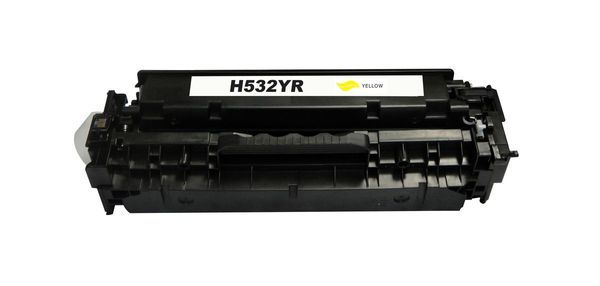 HP Compatible [5 Star] CART-318Y CC532A 304A CART-418Y Yellow Premium Remanufactured Toner