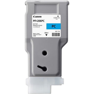 CANON PFI-206PC LUCIA EX PHOTO CYAN INK FOR IPF6400 6450 - 300ML