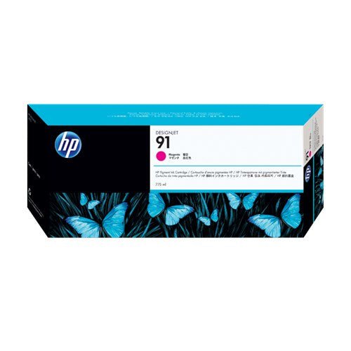 HP 91 MAGENTA INK 775ML C9468A FOR DESIGNJET Z6100