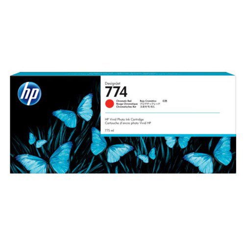 HP 774 775-ML CHROMATIC RED DESIGNJET INK CARTRIDGE FOR Z6810