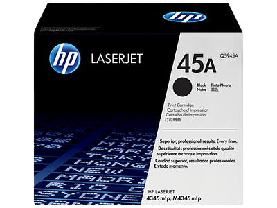 HP 45A BLACK TONER 18000 PAGE YIELD FOR LJ 4345 MFP