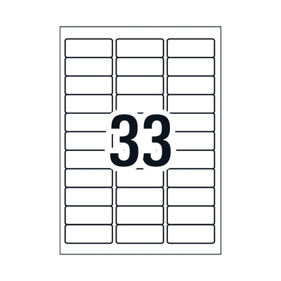 AVERY Gen Label L7157GU 33Up Bx100