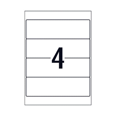 AVERY Laser Label L7171 4Up Pack of 25