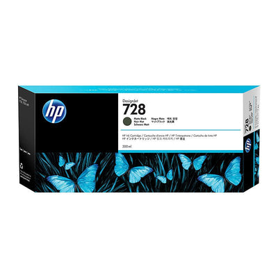 HP 728 300ml Matte Black 3WX30A