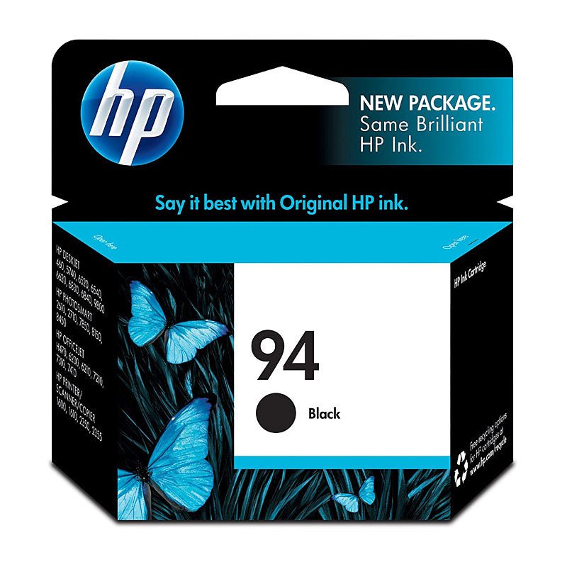 HP 94 Black Ink Cartridge C8765WA