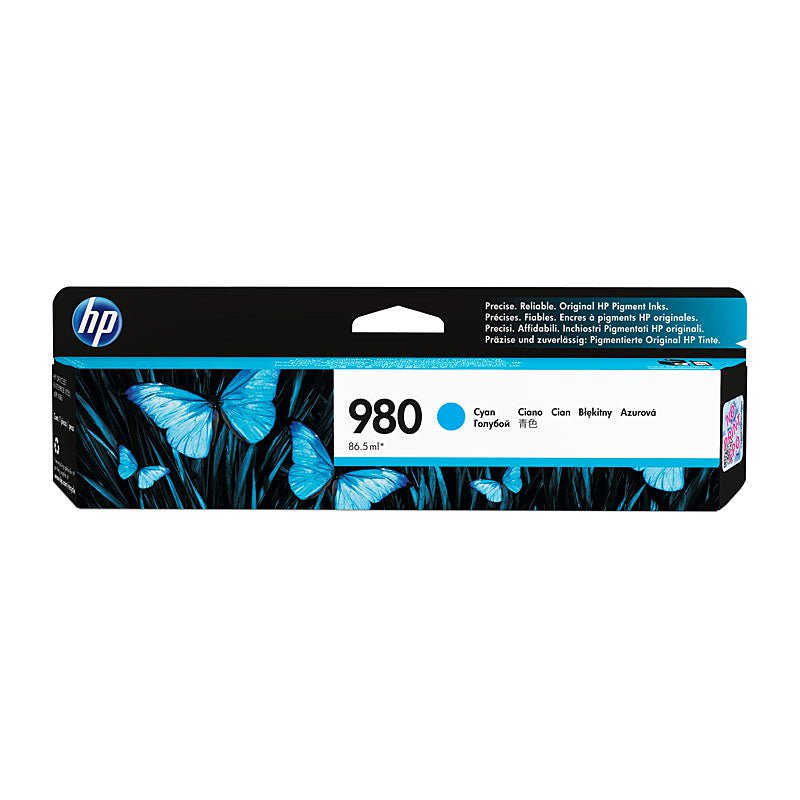 HP 980 Cyan Ink Cartridge D8J07A