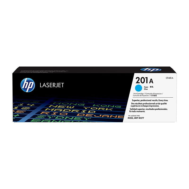 HP 201A Cyan Toner Cartridge CF401A Genuine