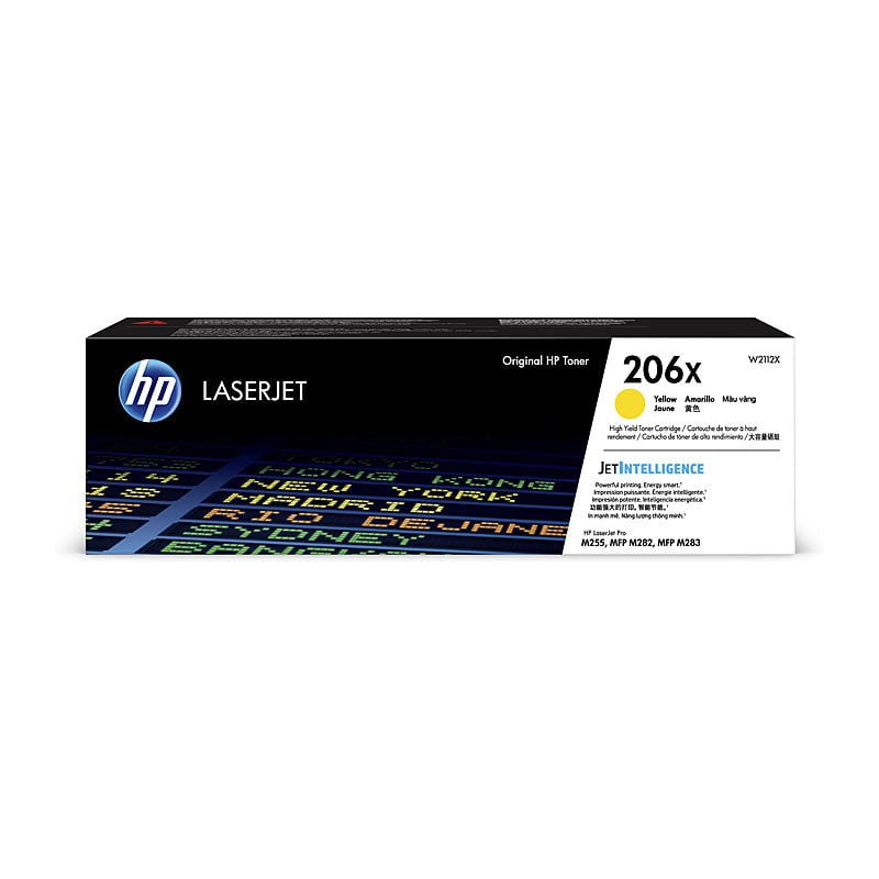 HP 206X Yellow Toner W2112X