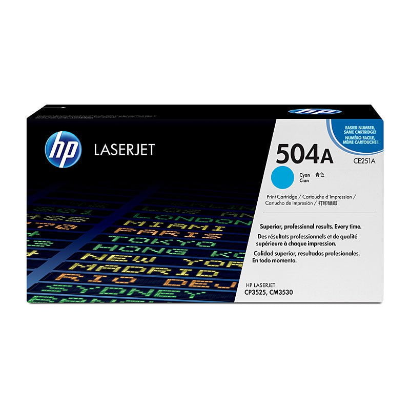 HP 504A Cyan Toner CE251A