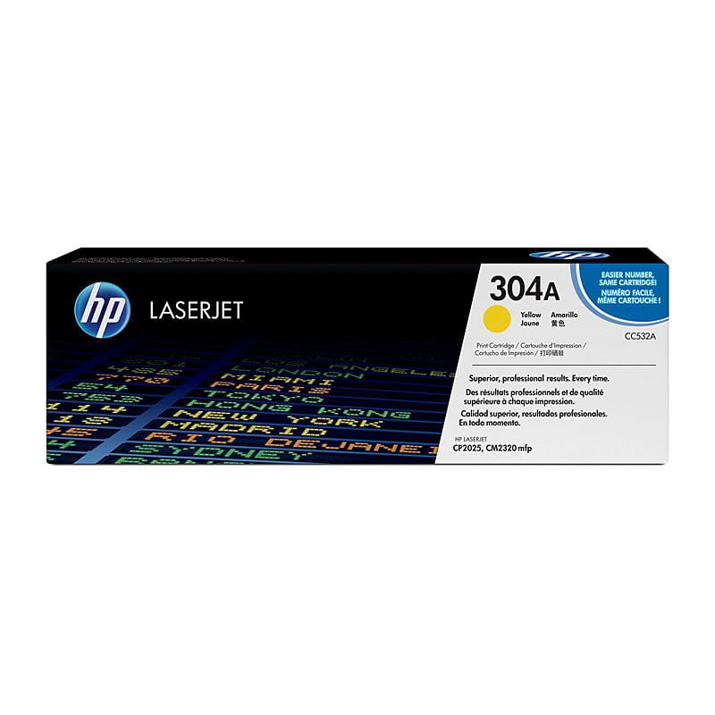 HP 304A Yellow Toner CC532A