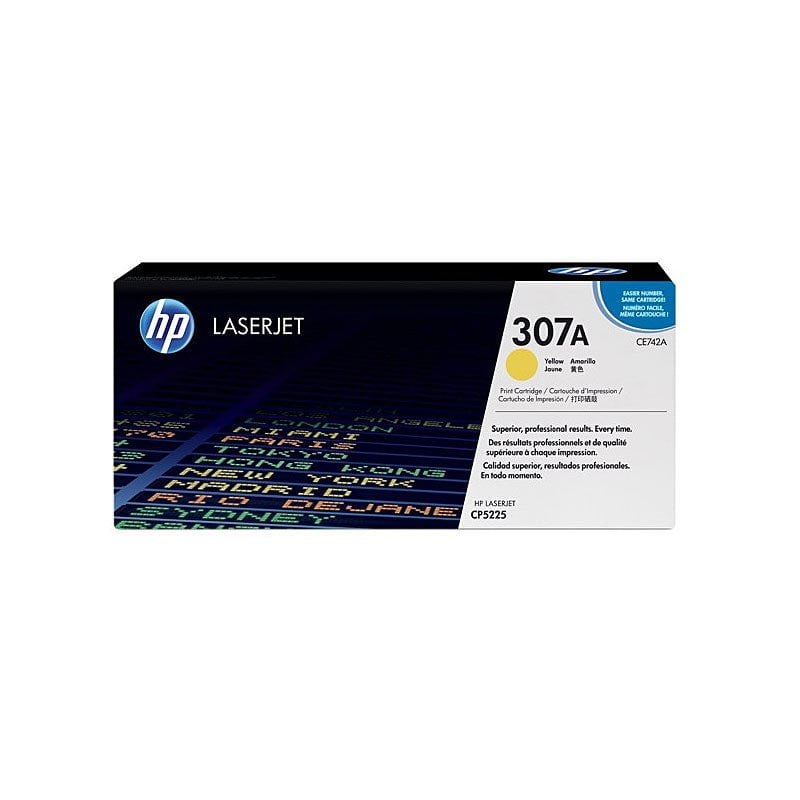 HP 307A Yellow Toner CE742A