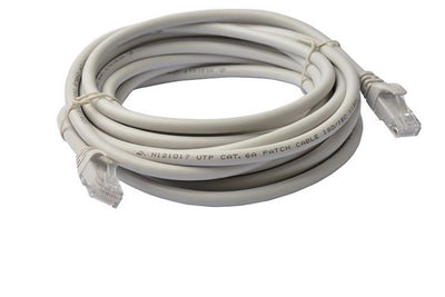 8WARE Cat6a UTP Ethernet Cable 30m Snagless Grey