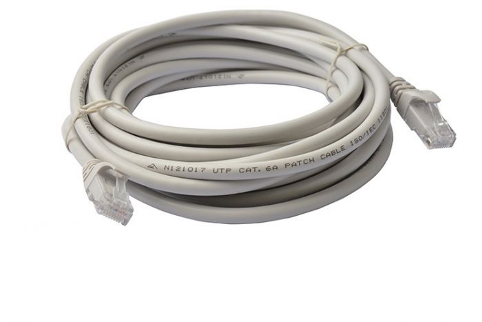 8WARE Cat6a UTP Ethernet Cable 30m Snagless Grey