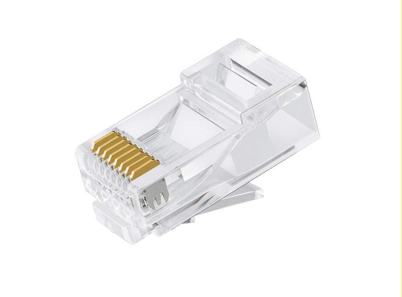 ASTROTEK CAT6 UTP -RJ45 Connector 8P8C Network Plug 3 Prong Blade 3U&