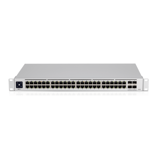 UBIQUITI UniFi 48 port Managed Gigabit Layer2 & Layer3 Switch - 48x Gigabit Ethernet Ports, 4x SFP+ Ports - Touch Display - GEN2