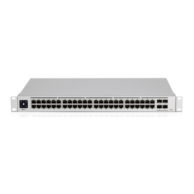 UBIQUITI UniFi 48 port Managed Gigabit Layer2 & Layer3 Switch - 48x Gigabit Ethernet Ports, 4x SFP+ Ports - Touch Display - GEN2