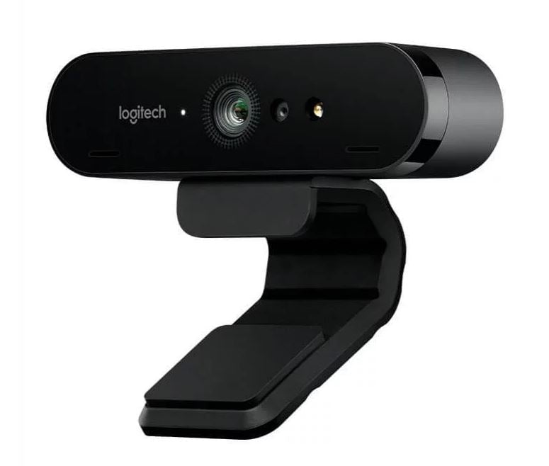 Logitech BRIO 4K Ultra HD Webcam HDR RightLight3 5xHD Zoom Auto Focus Infrared Sensor Video Conferencing Streaming Recording Windows Hello Security