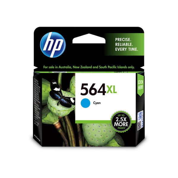 HP 564CXL CB323WA Original Cyan Extra Large Ink Cartridge - 750 Pages