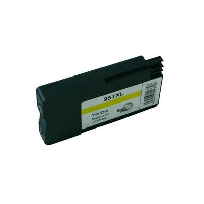 HP Compatible Remanufactured HP 951XL Yellow Cartridge