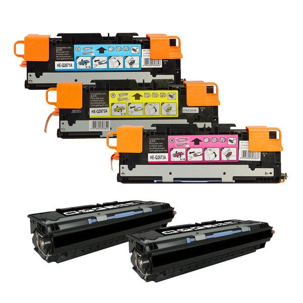 HP Compatible Q2670 Series Generic Toner Set PLUS Extra Black