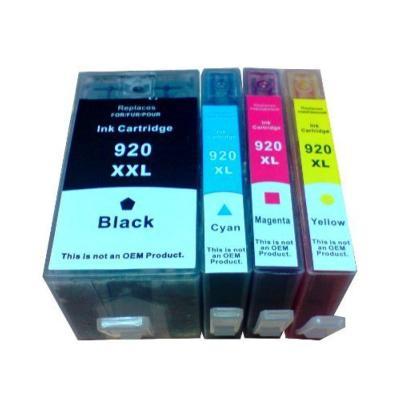 HP Compatible 920XL Compatible Inkjet Set 4 Cartridges